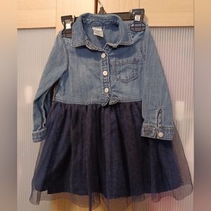 Oshkosh B'gosh dress for baby girl size 12 months- preloved